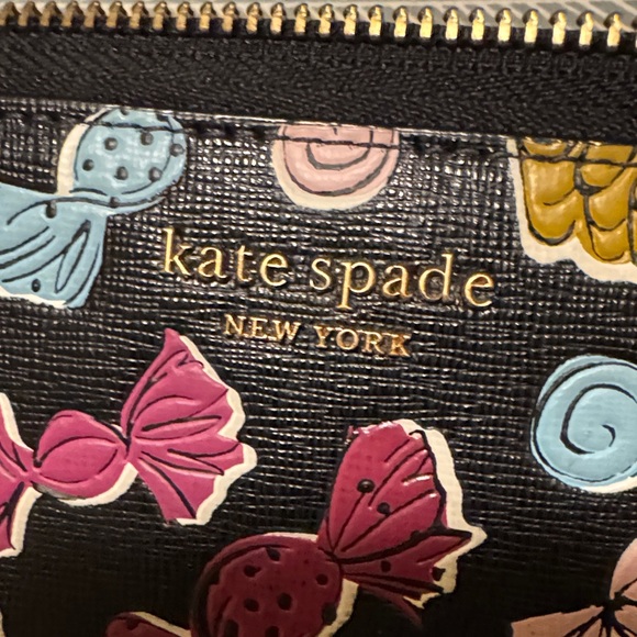 Kate Spade Black Wallet with Multicolor Candy Design - Picture 3 of 6